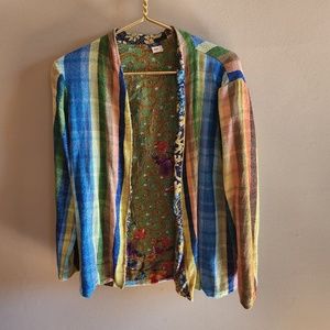 Warm reversible blazer